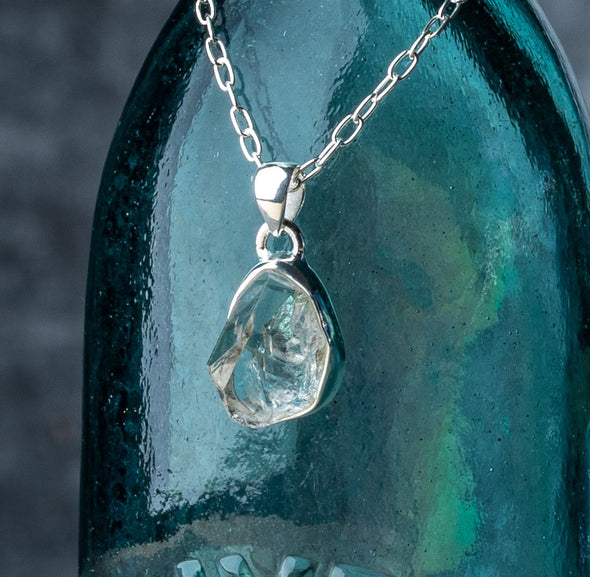 Herkimer Diamond Drop Necklace