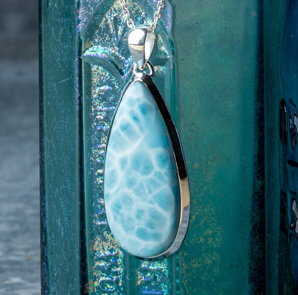 Tropical Blue Larimar Necklace