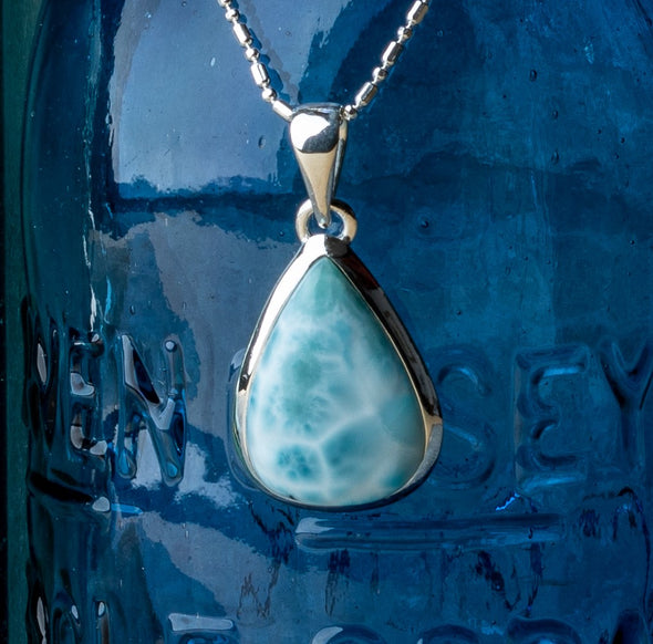Tropical Blue Larimar Necklace